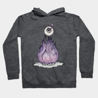 Eyeball flame Hoodie